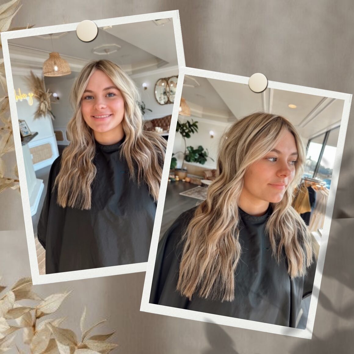 Vanilla hazelnut latte ☕️
&bull;
&bull;
#fallhair #fallblonde #hairinspiration