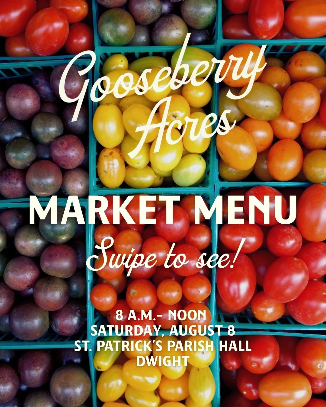 This Saturday at the Dwight Farmers Market! 🍅 

HONEY IS BACK! 🍯 The garden is cranking out veggies, Meredith is in a baking frenzy, and we&rsquo;re bringing another beautiful mix of what&rsquo;s in season.

This week you&rsquo;ll find:

🍅 From th