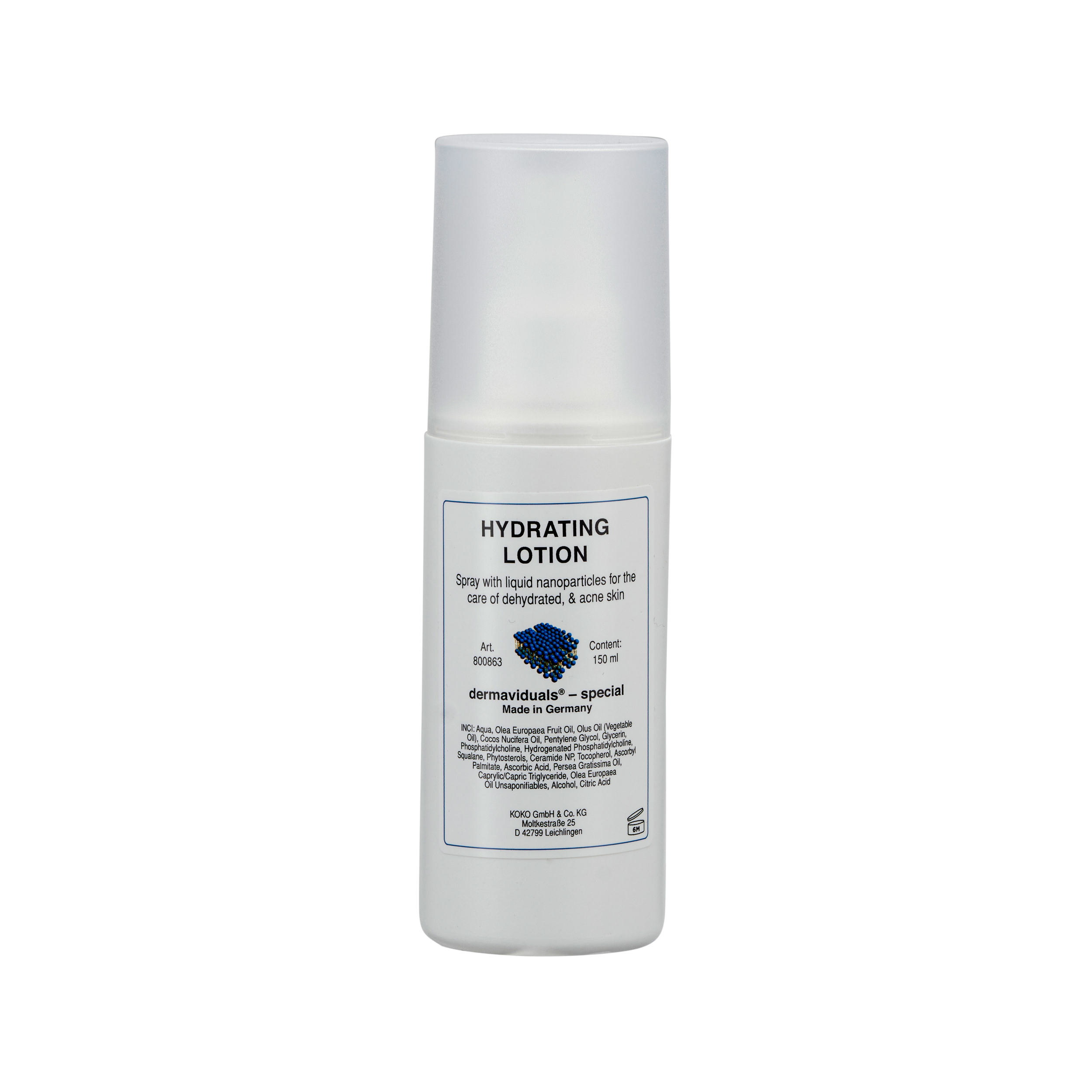 Hydrating Lotion has a light-weight formula full of nourishing goodness and has anti-inflammatory properties, making it ideal for blemish and acne-prone skin. It helps boost the skin repair process by supporting the skin barrier and can help make ski
