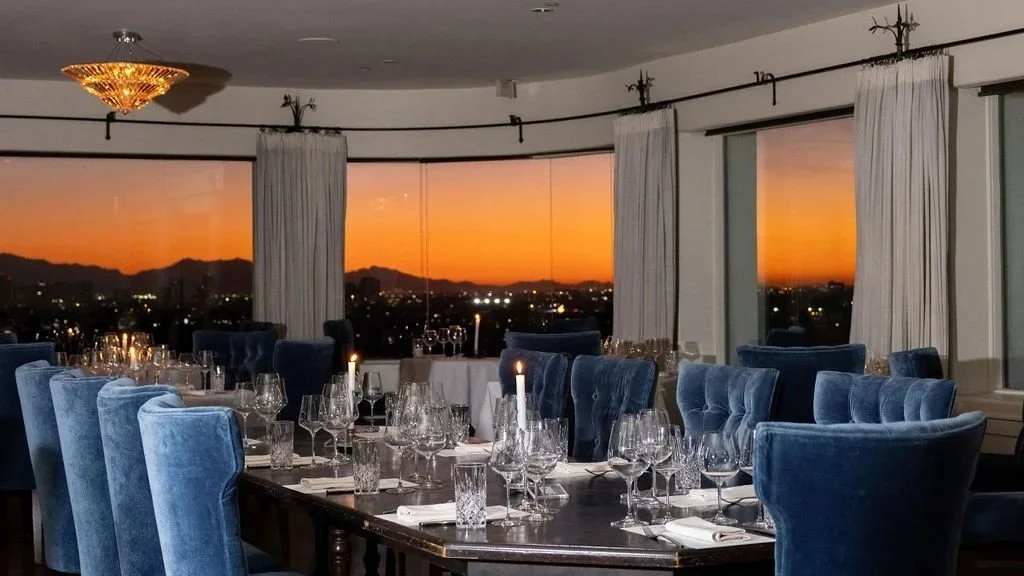 Views from Geordie's at Wrigley Mansion