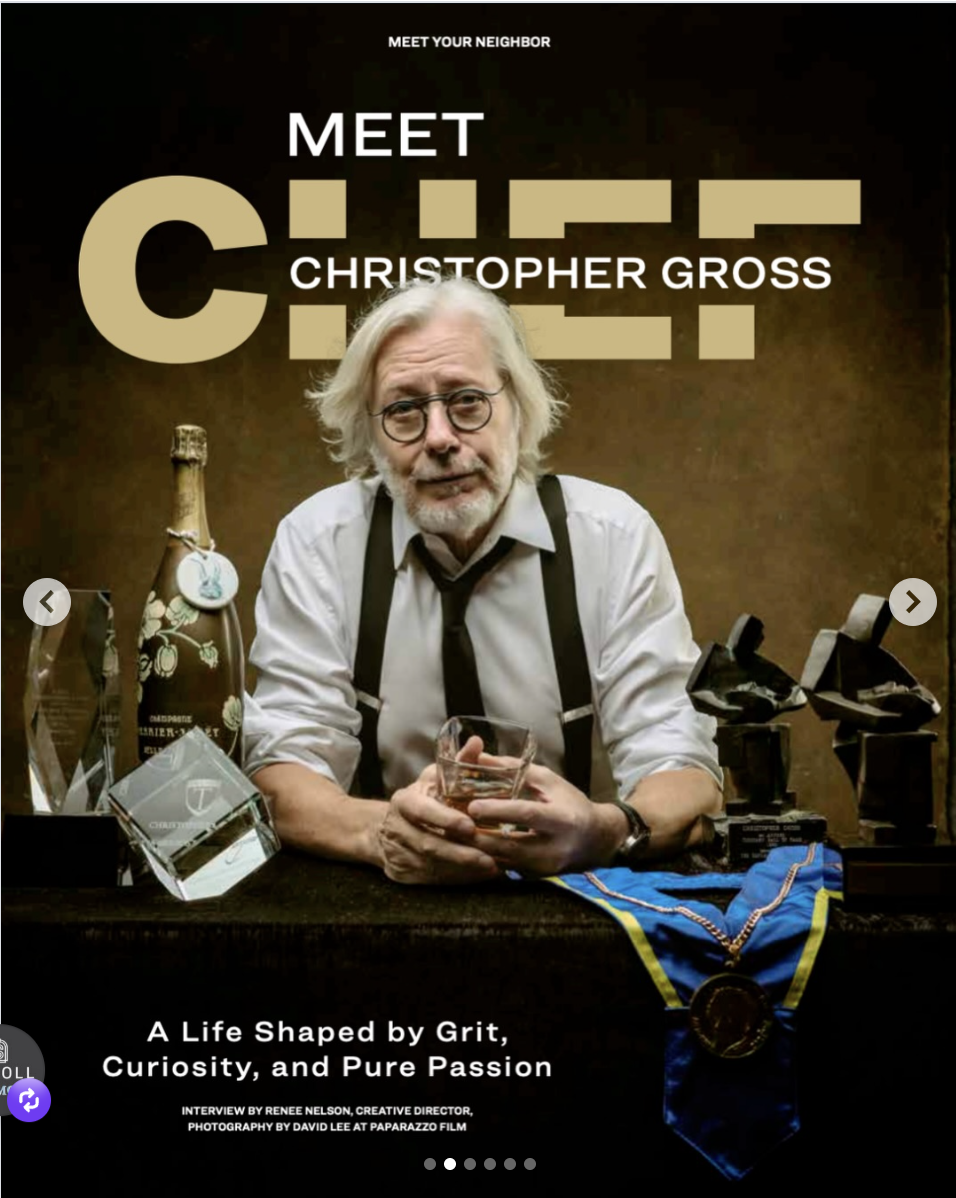 Chef Christopher featured in Stroll Paradise Valley