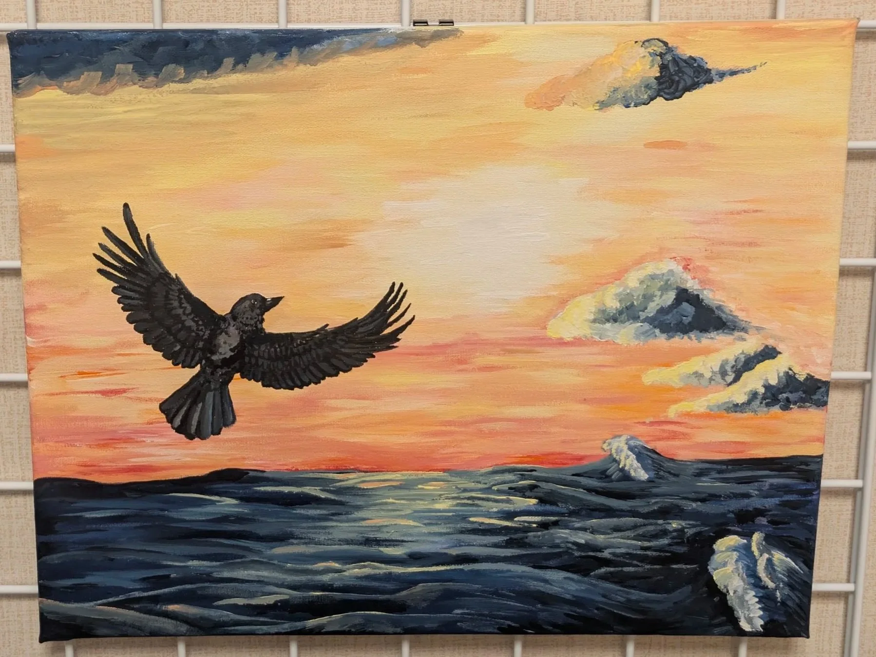 Death, 2026 - Acrylic on canvas - 16'' x 20'' - $150