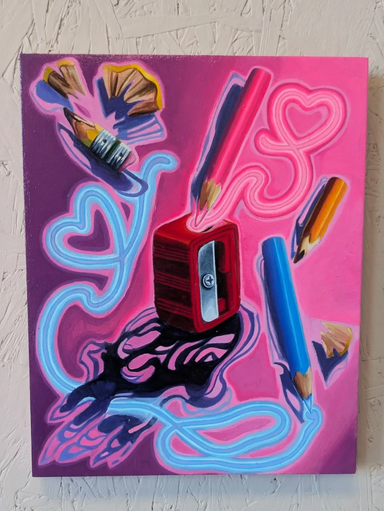 Revivalist, 2026 - Acrylic on wood panel - 8" x 10" - $250