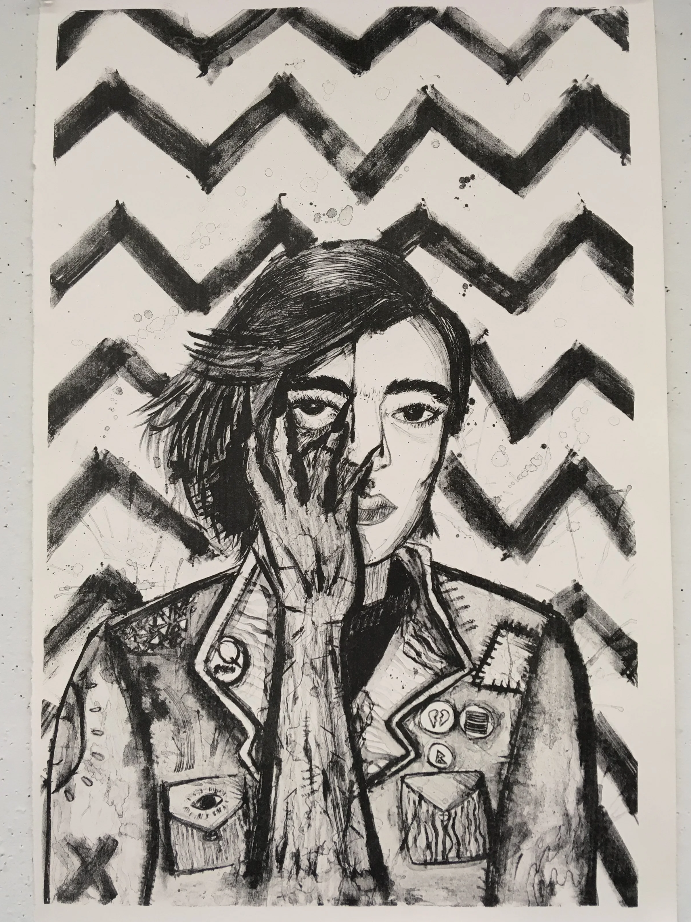 It's Happening Again, 2018 - Lithograph print - 5"x22" - NFS
