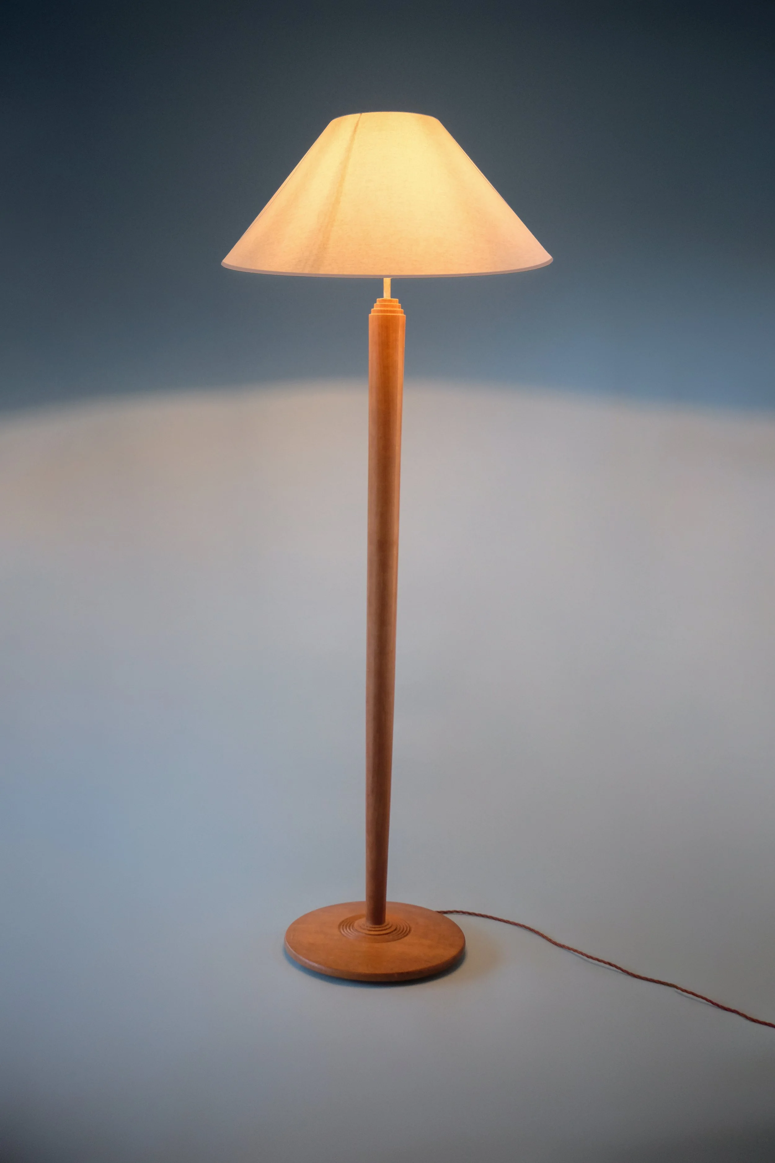 Heals Cherrywood Standard Lamp