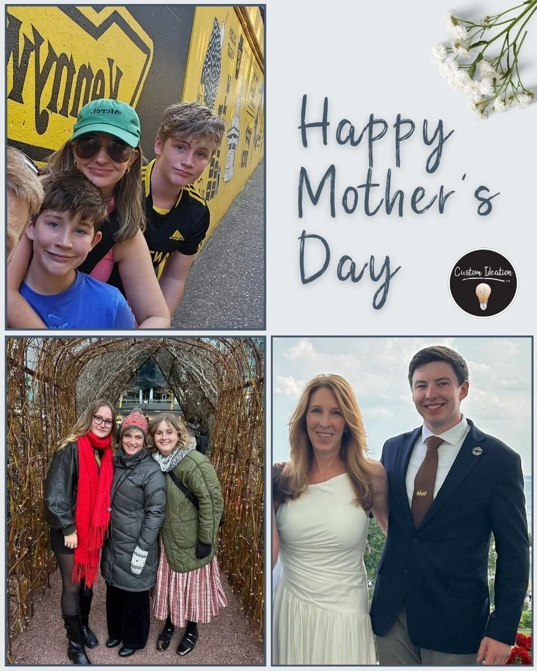 Happy Mother's Day! 💐 Three of us are moms ourselves, so we understand the challenges of building a business while also building a family.

Here's to all of you right in the thick of it: the constant juggle, the unending worries, the long, long to-d