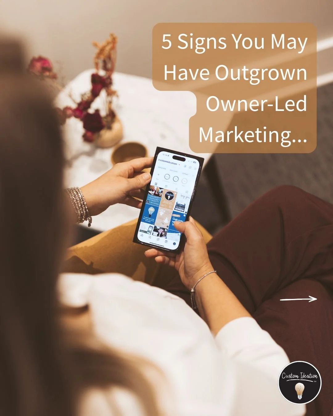 At some point, marketing stops being a task you can squeeze in between everything else involved in running a business.

If you're spending nights and weekends trying to stay visible, delaying campaigns because every decision runs through you, or wond