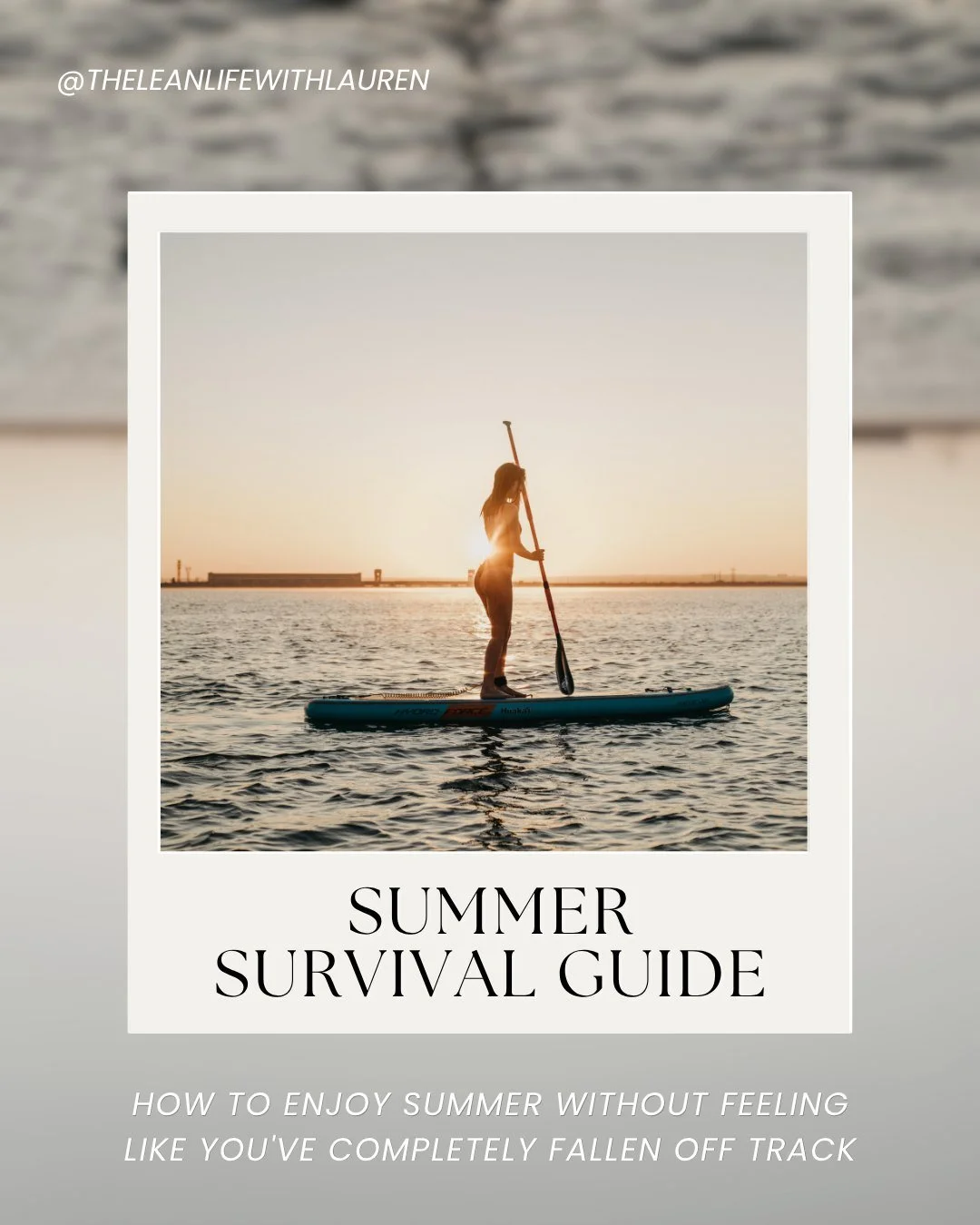 Summer doesn't have to be a season of starting over every Monday.

The truth is, routines naturally shift this time of year. More travel, cookouts, vacations, and social events can make it feel harder to stay consistent&mdash;but healthy habits don't