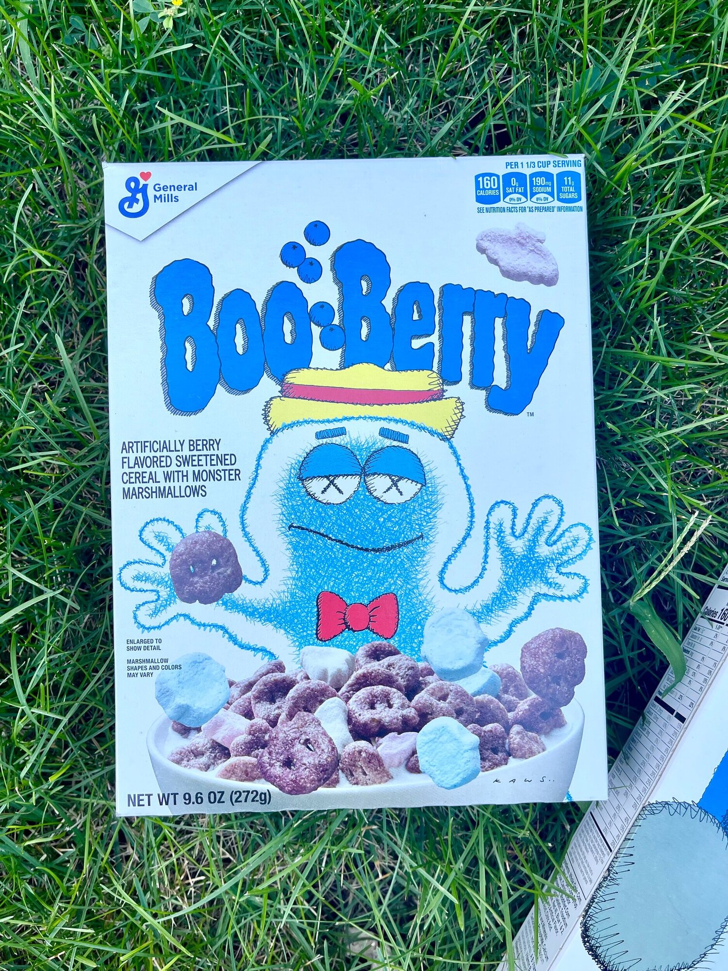 KAWS X MONSTERS Cereal 'Boo Berry' — STANDARD X FUTURE KAWS X MONSTERS Cereal 'Boo Berry' — STANDARD X FUTURE