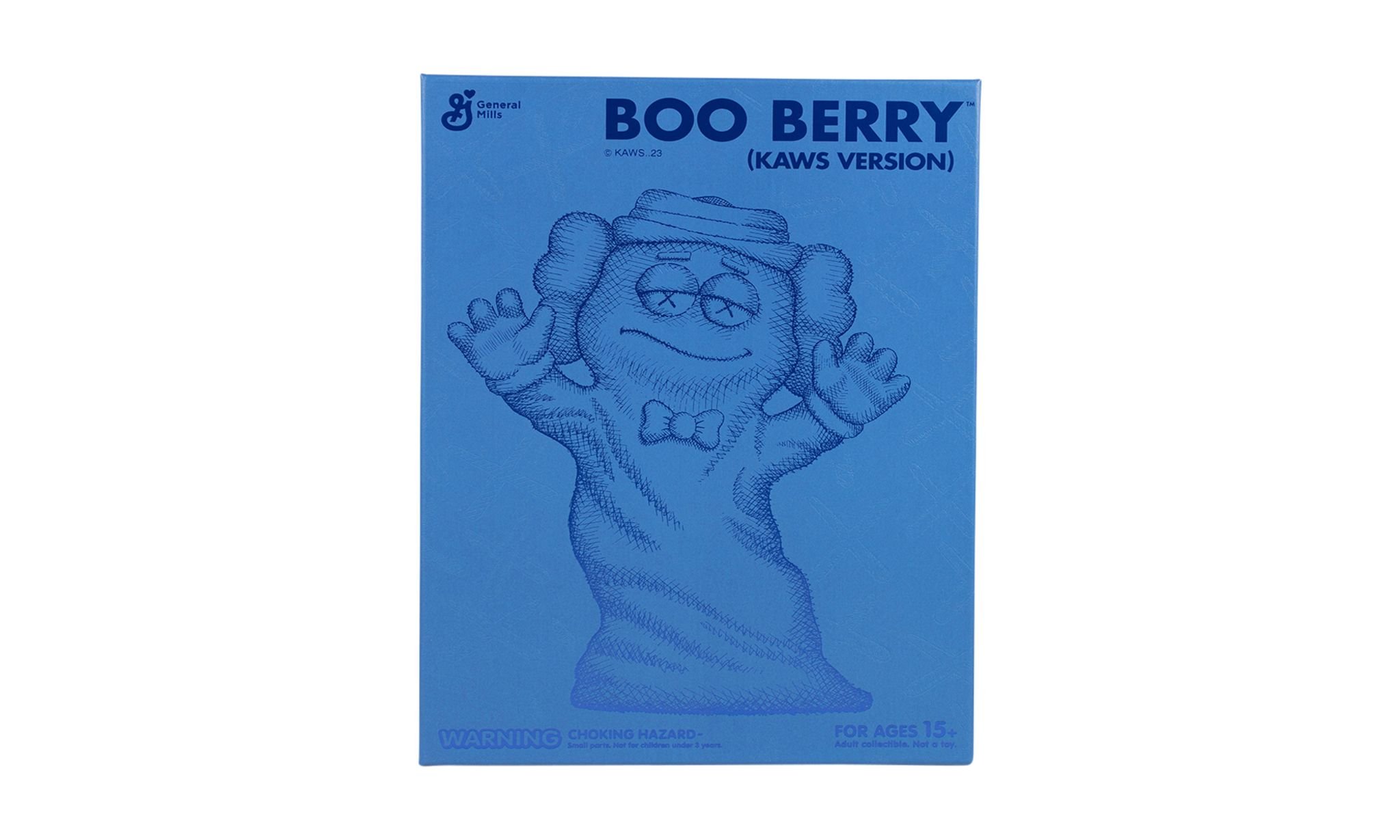 Boo Berry KAWS VERSION KAWS Cereal Monsters Boo Berry Figure 