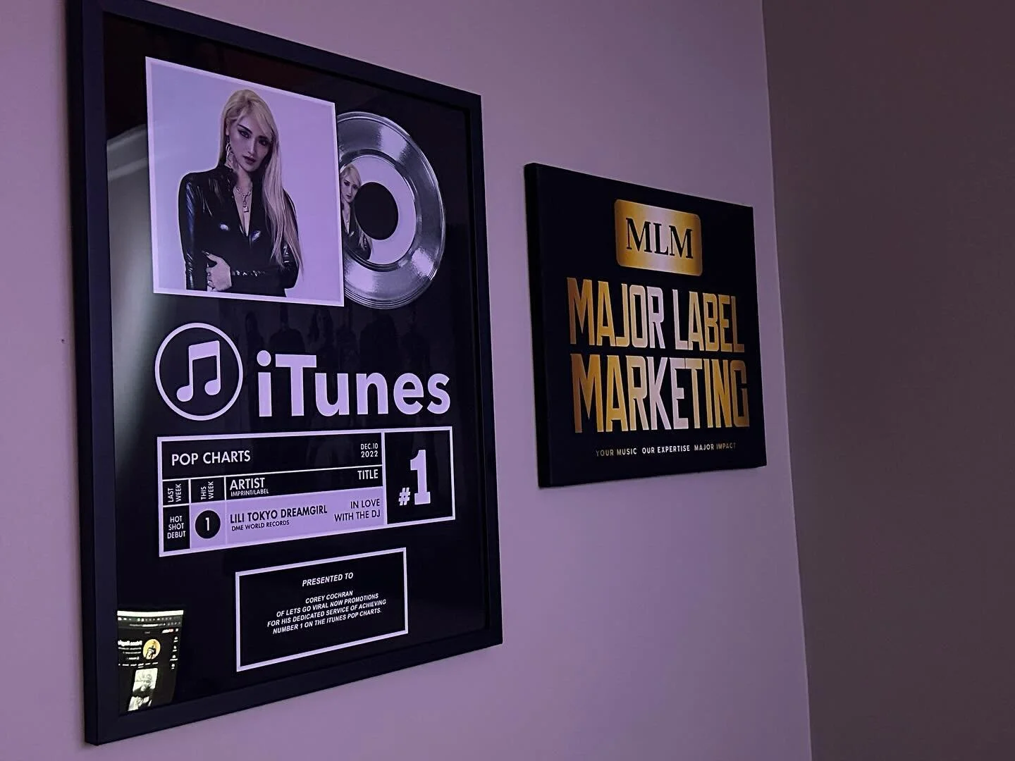 Logo for the wall check! #hiphoppromotion #rapper #promogod