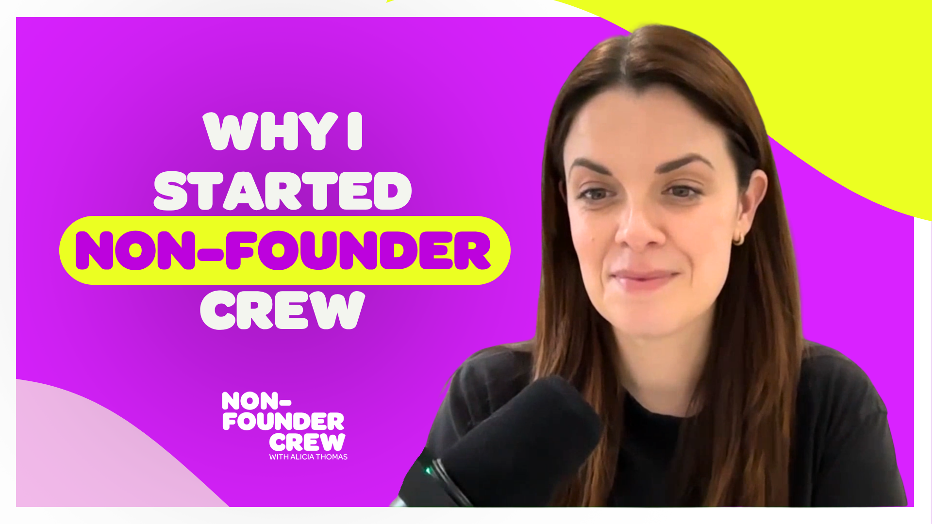 Why I Started the Non-Founder Crew Podcast