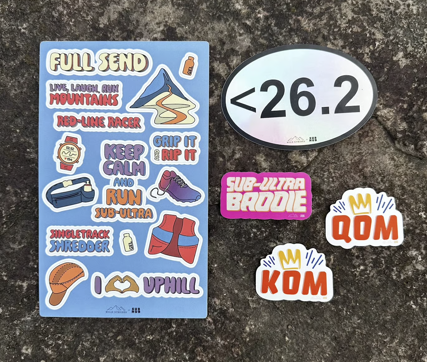 WILD STRIDES STICKER COLLAB