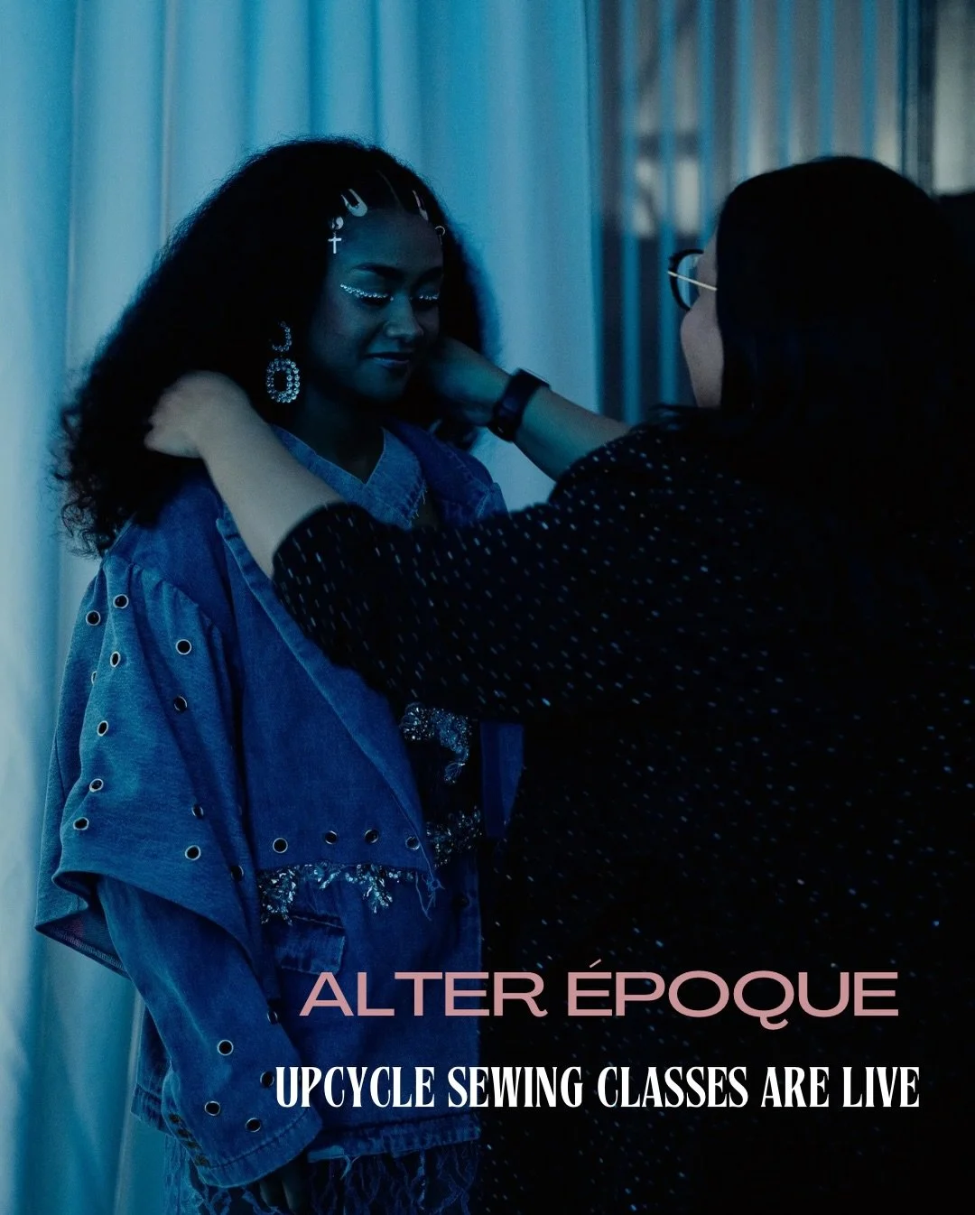 Alter &Eacute;poque classes are officially live.

These are small, designer-led upcycling and sewing studio sessions for anyone who wants to understand their clothes and create pieces they&rsquo;ll actually wear.

This isn&rsquo;t about perfection or