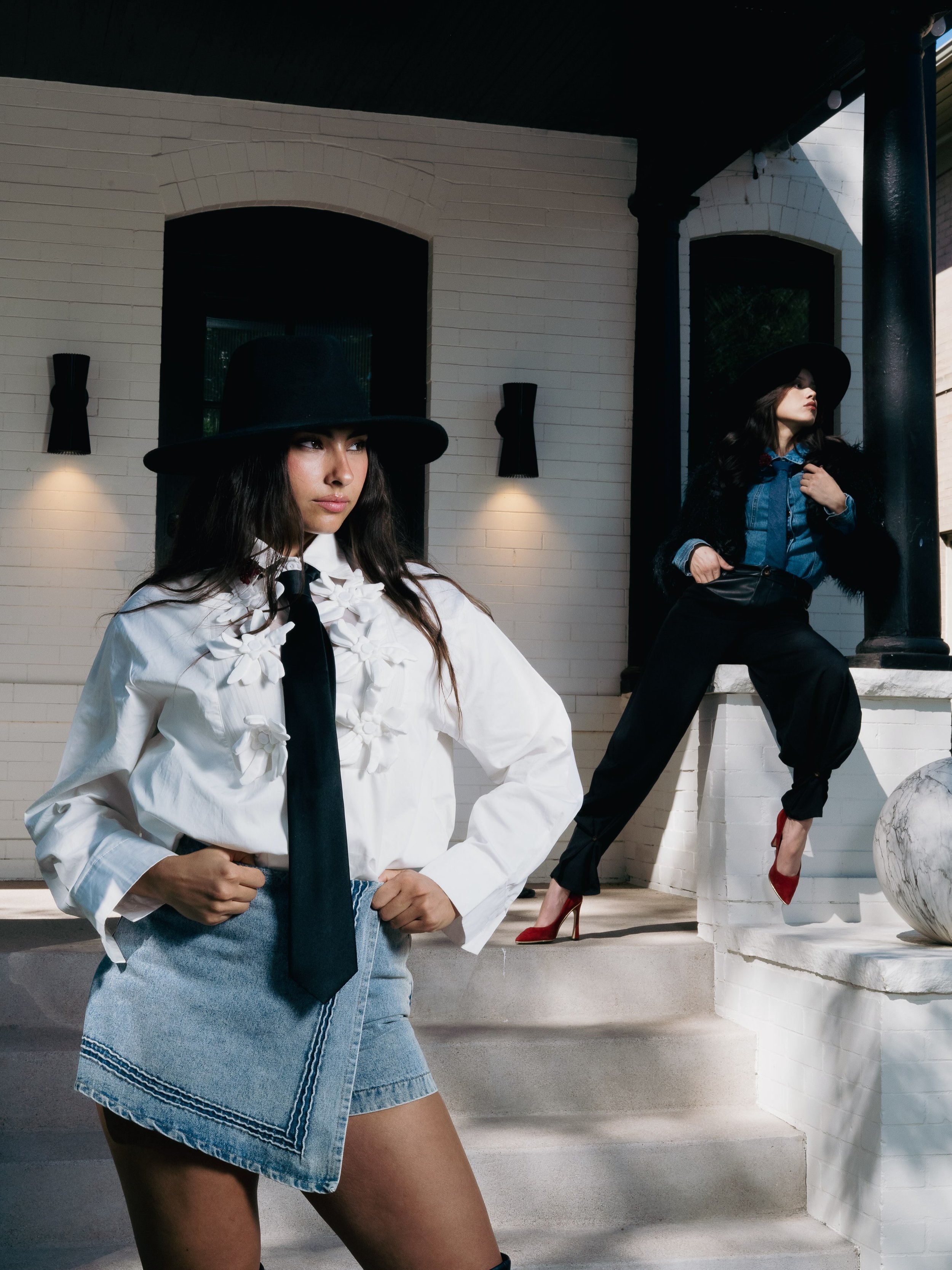 Another look behind the door.

A little denim. A little drama. A few pieces that already know how to hold a room.

This is just a glimpse of what&rsquo;s coming next at House of Bolden.

The new collection goes live October 1.

If you had first pick,