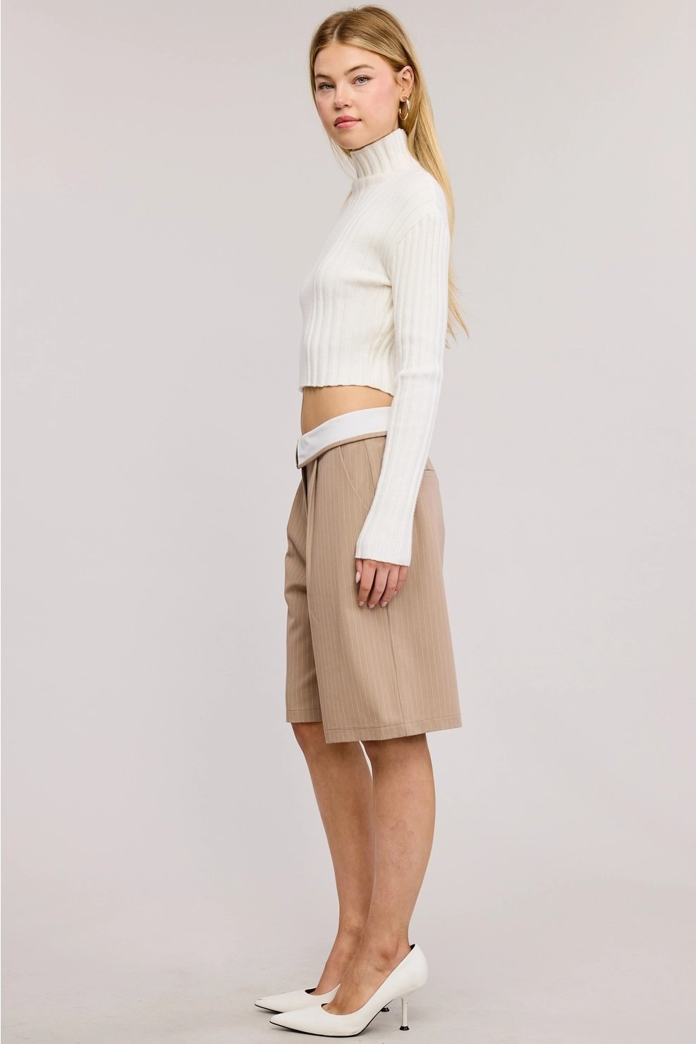 The Mila Pinstripe Shorts 5.jpeg
