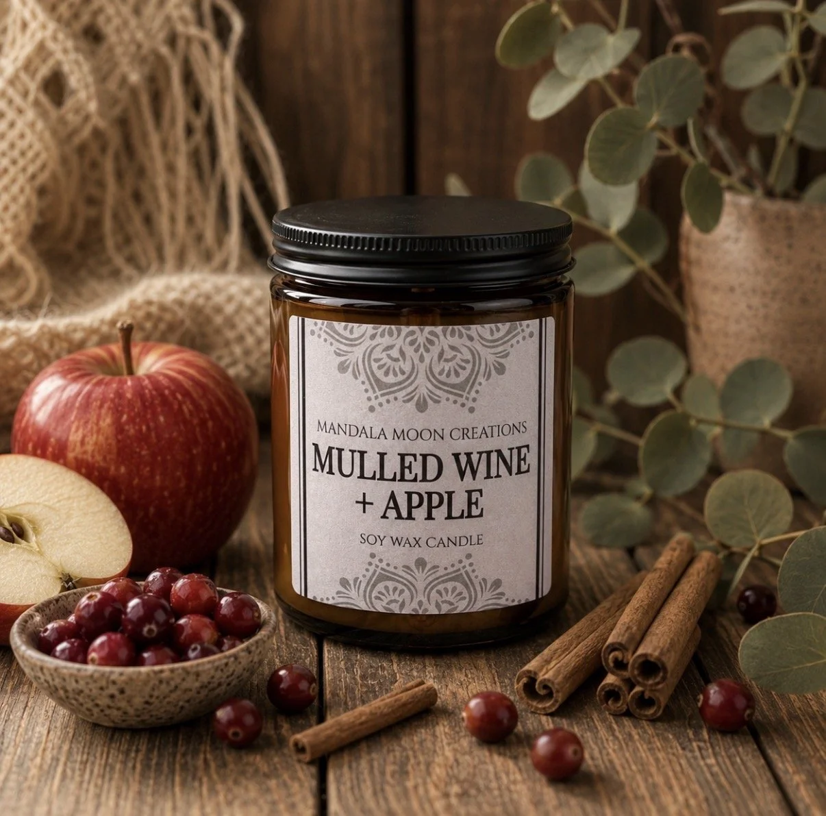 Mulled Wine + Apple
