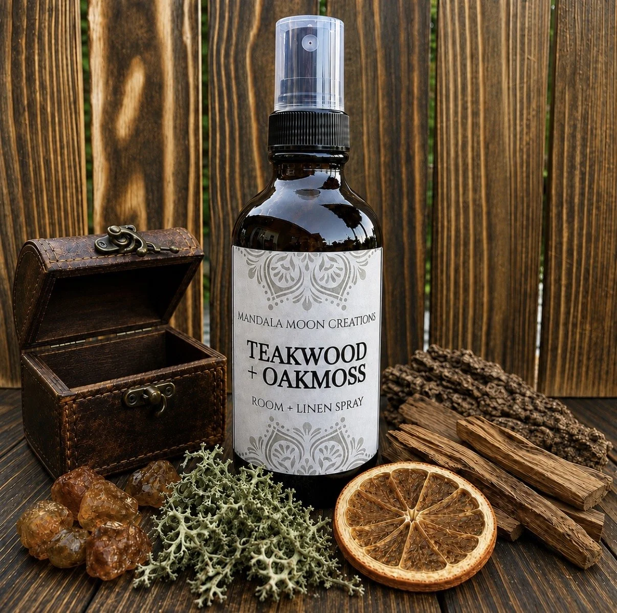 Teakwood + Oakmoss