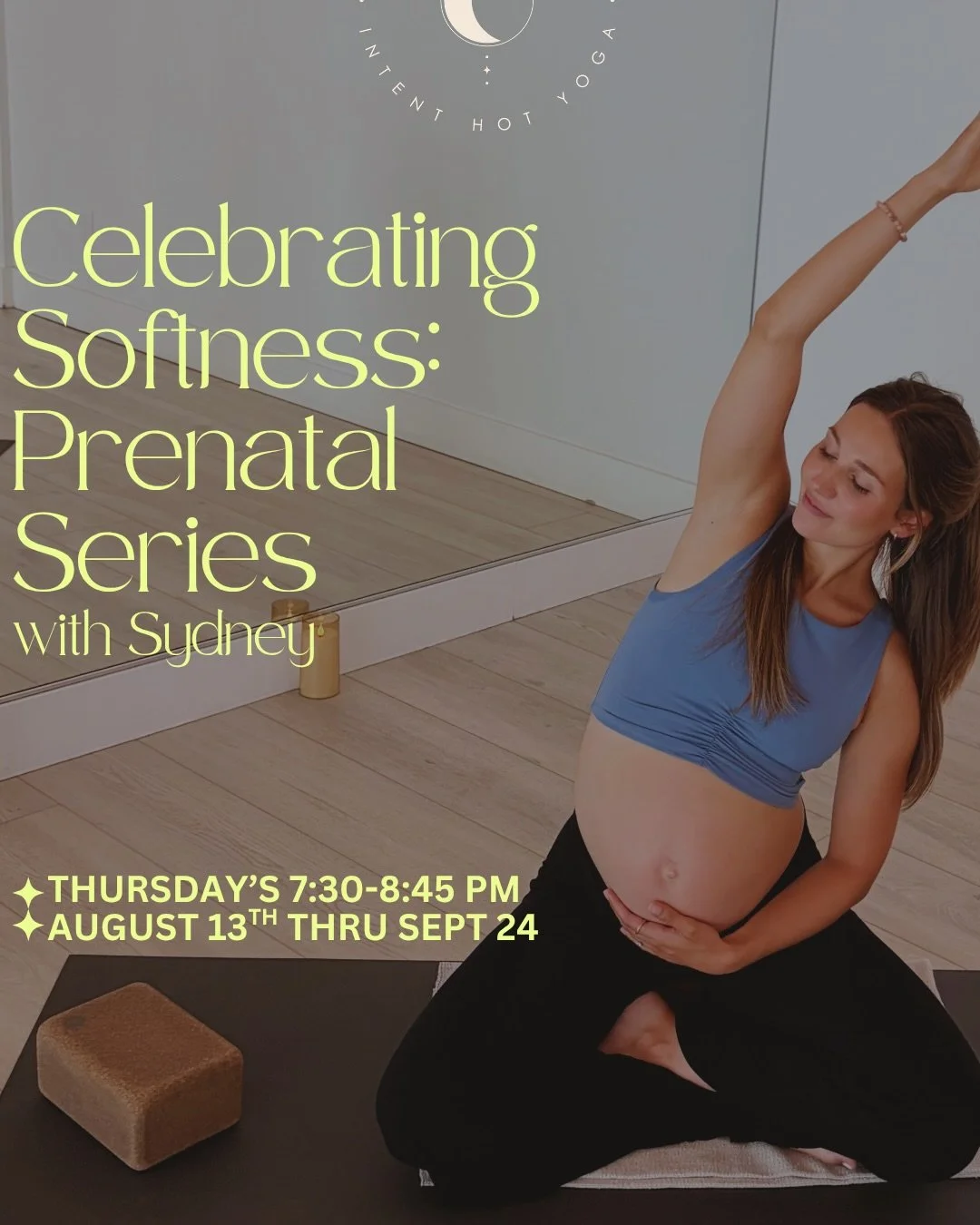 ✨Celebrating Softness / a Prenatal Yoga Series 

This six week series, lead by @sydneygallant_, offers those in any trimester to join in community to slow down &amp; tend to your changing body. 

You can expect breath-based movement, gentle mobility,