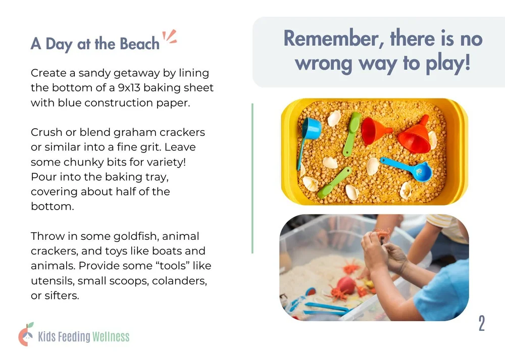 Guide page: A Day at the Beach