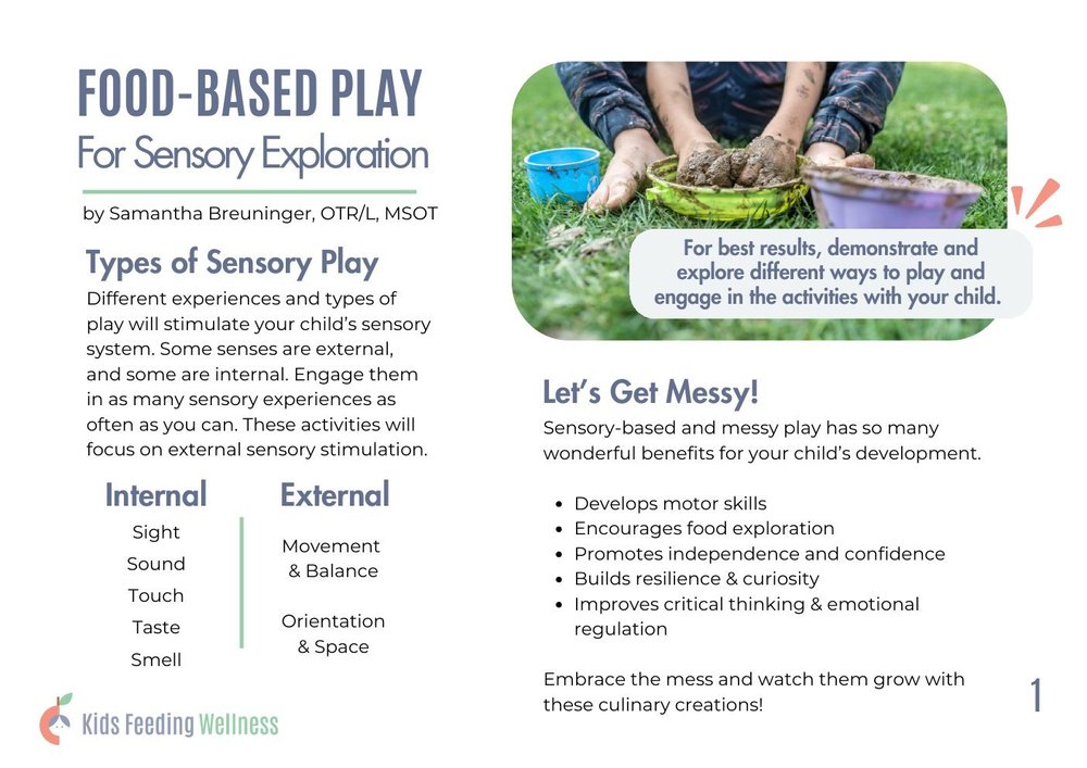Guide page: Types of Sensory Play