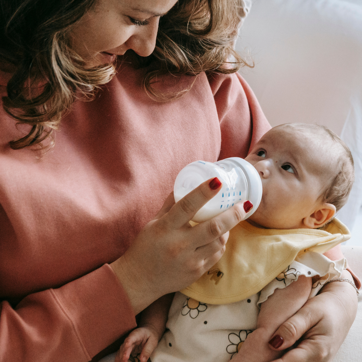 Infant bottle feeding support focused on reducing feeding stress and bottle aversion