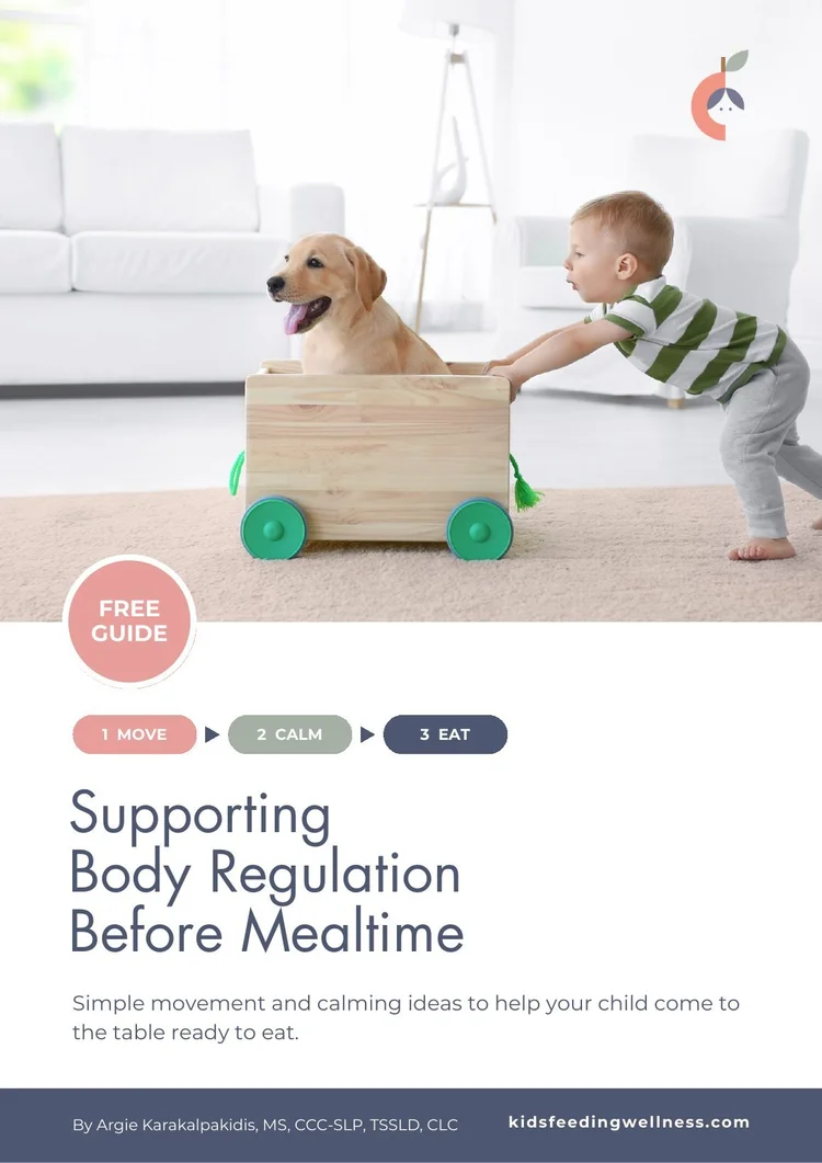 Supporting Body Regulation Before Mealtime free guide cover