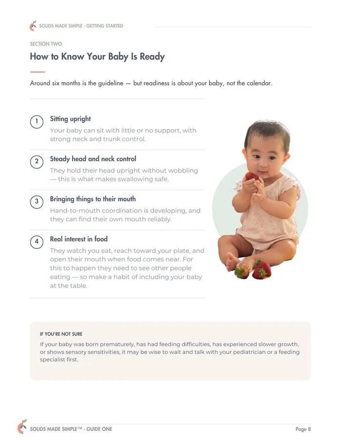 Readiness signs page