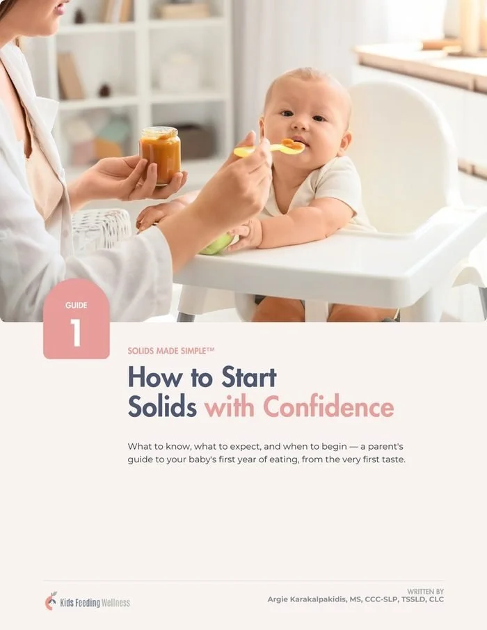 Cover of How to Start Solids with Confidence, Guide 1 in the Solids Made Simple series