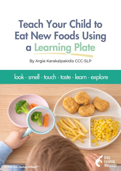 Teach Your Child to Eat New Foods Using a Learning Plate guide cover
