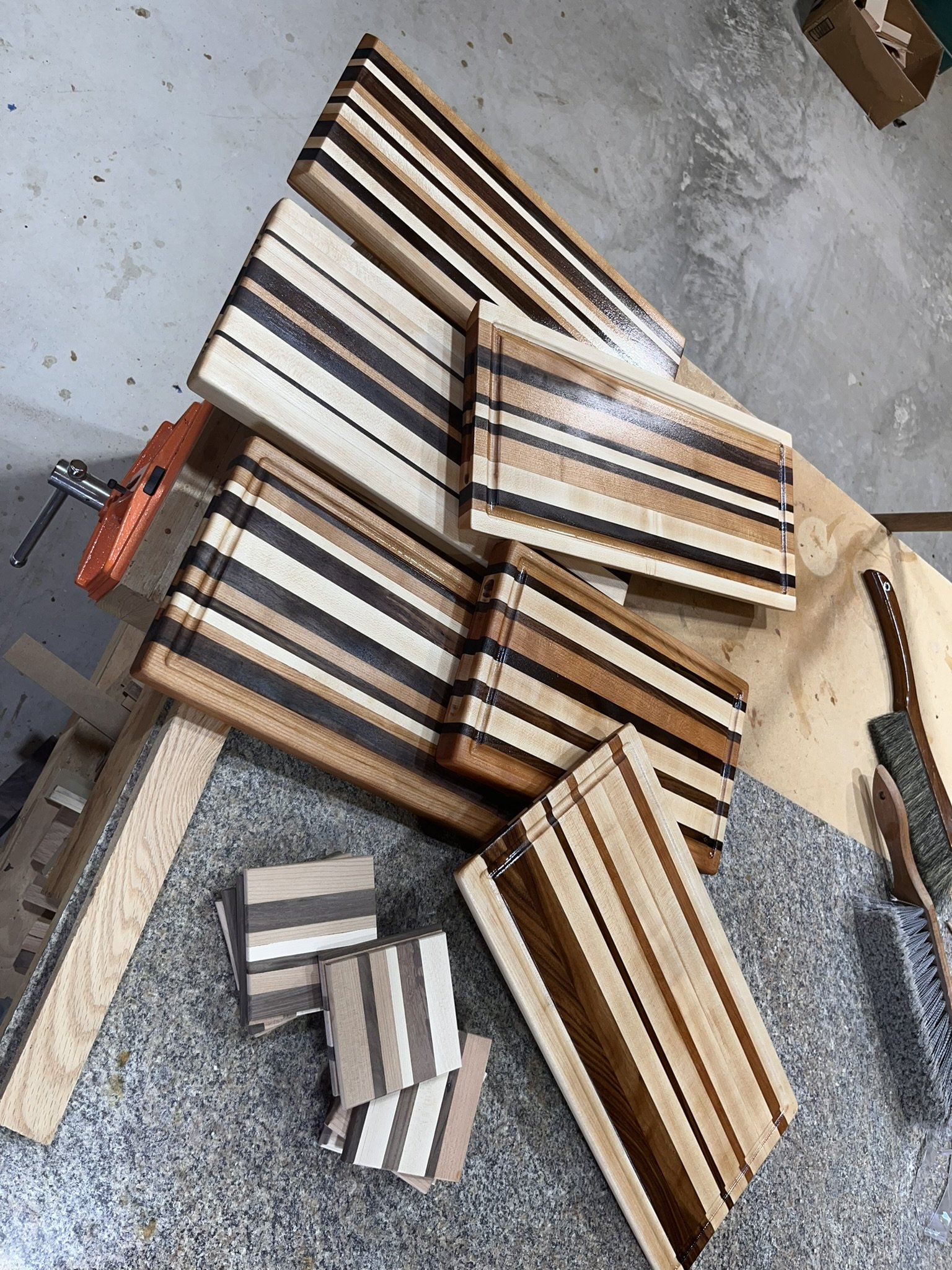 Hand made cutting boards