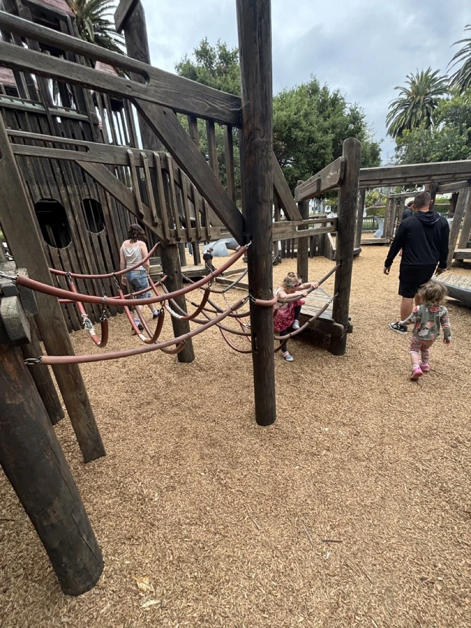 Santa Barbara Kids World Playground Park swinging Ropes.jpeg