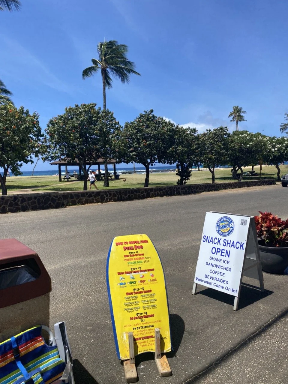 Kuaui-Puka Dog across from Beach-easy food with benches.jpeg