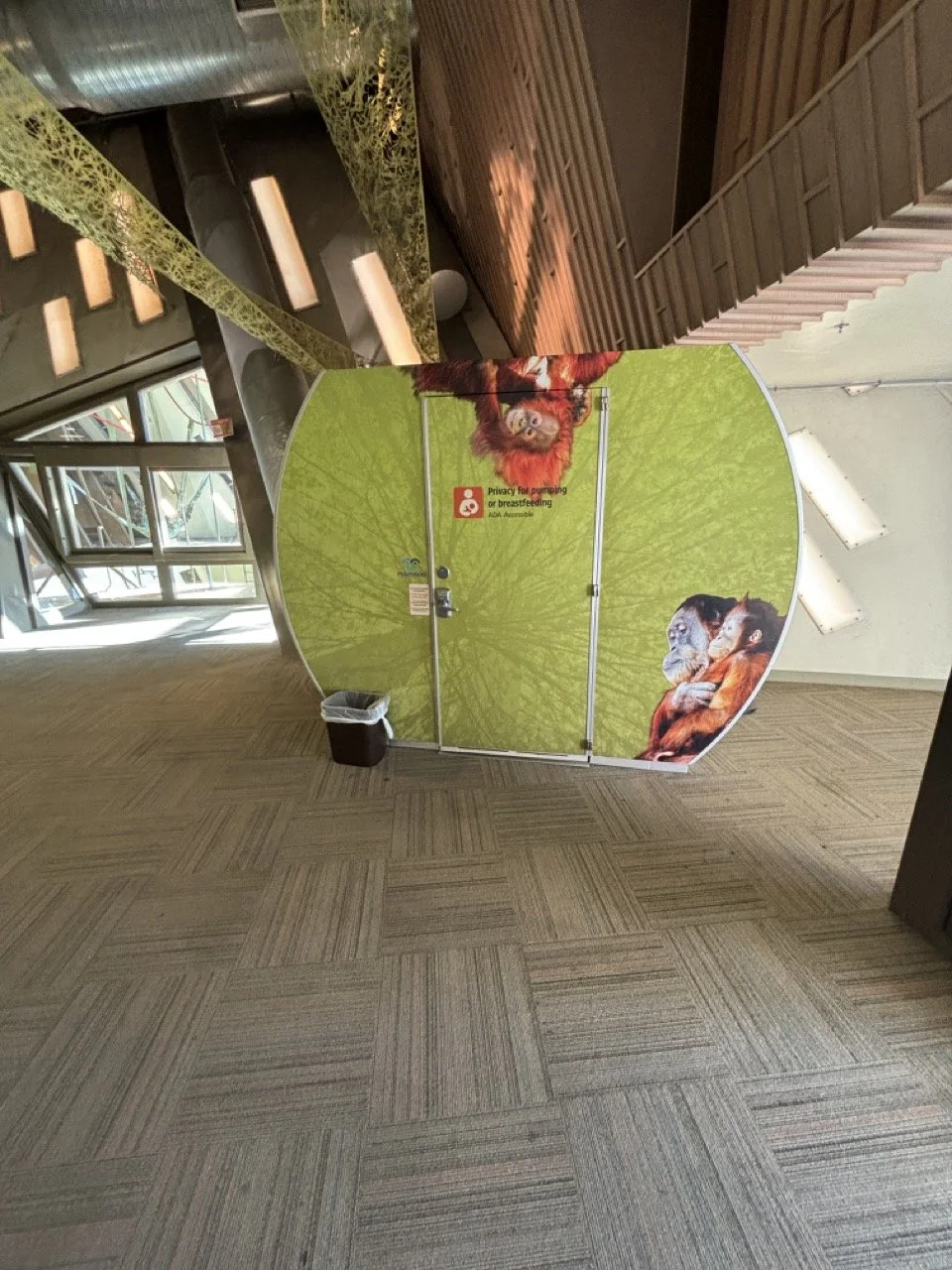 Indianapolis Zoo-Nursing Pod in Oranguntan Exhibit.jpeg