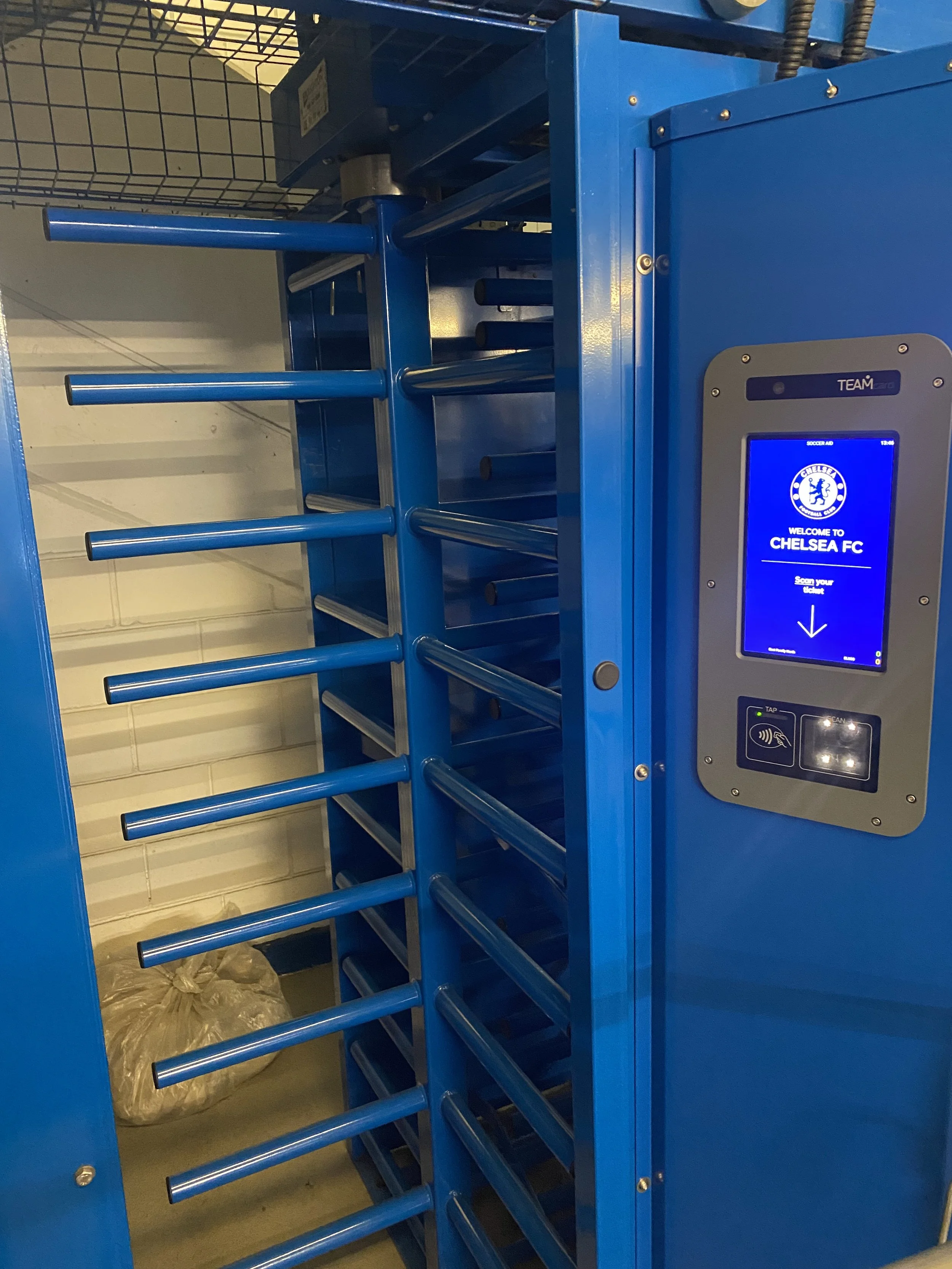 London England Chelsea Staidum Self-Serve Turnstile.jpeg