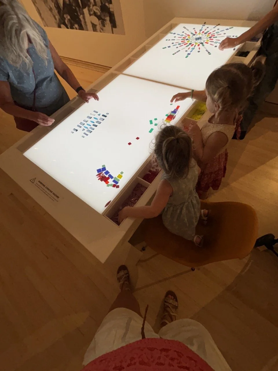 Newfields Museum Indianapolis hands on art kids interactive tiles2.jpeg