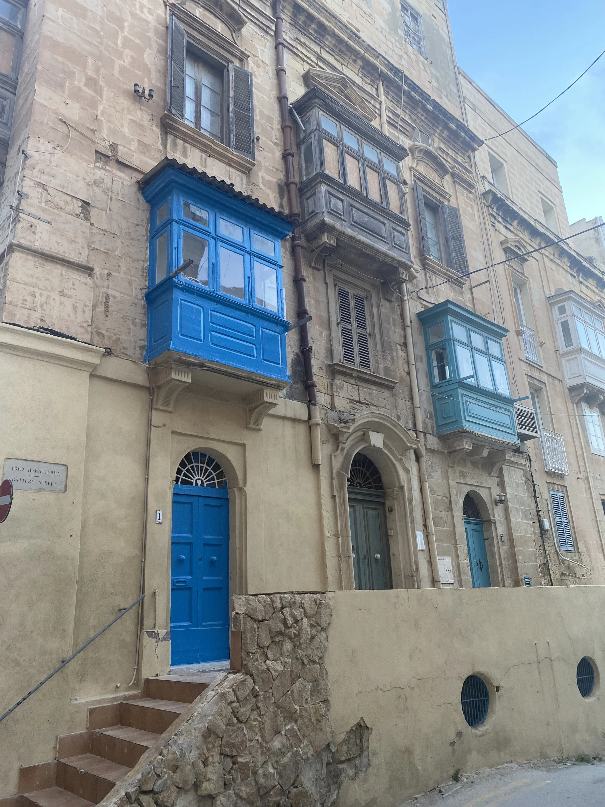 Valleta Malta City Street View Doors