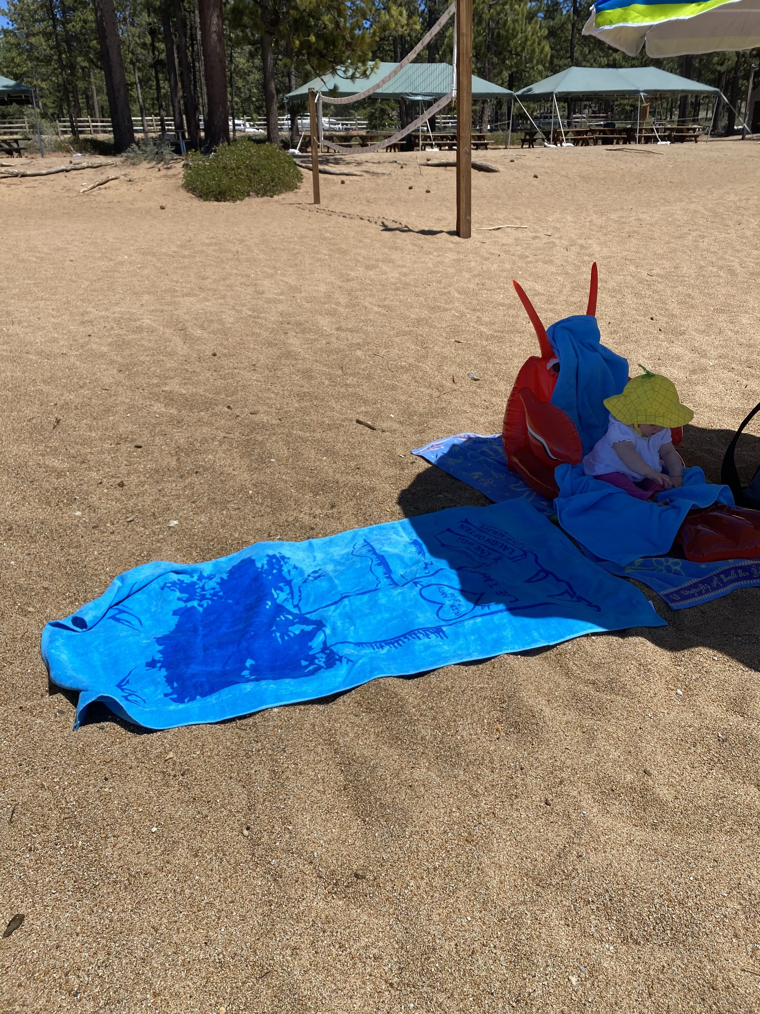 Lake Tahoe-Roundhill Pines Beach-Baby Lounger-Nap.jpeg