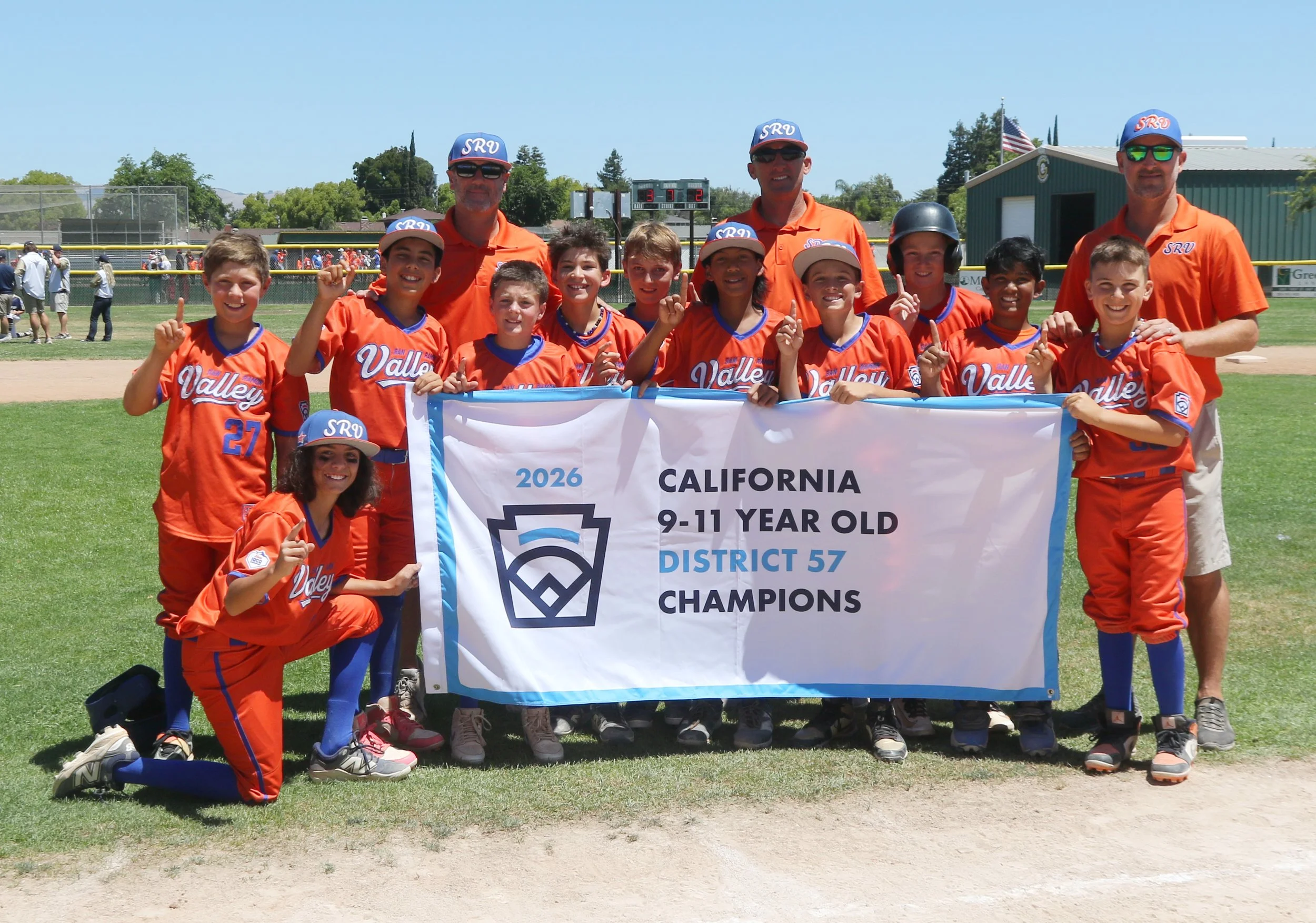 SRVLL 11’s Walk It Off to Win the District 57 Title