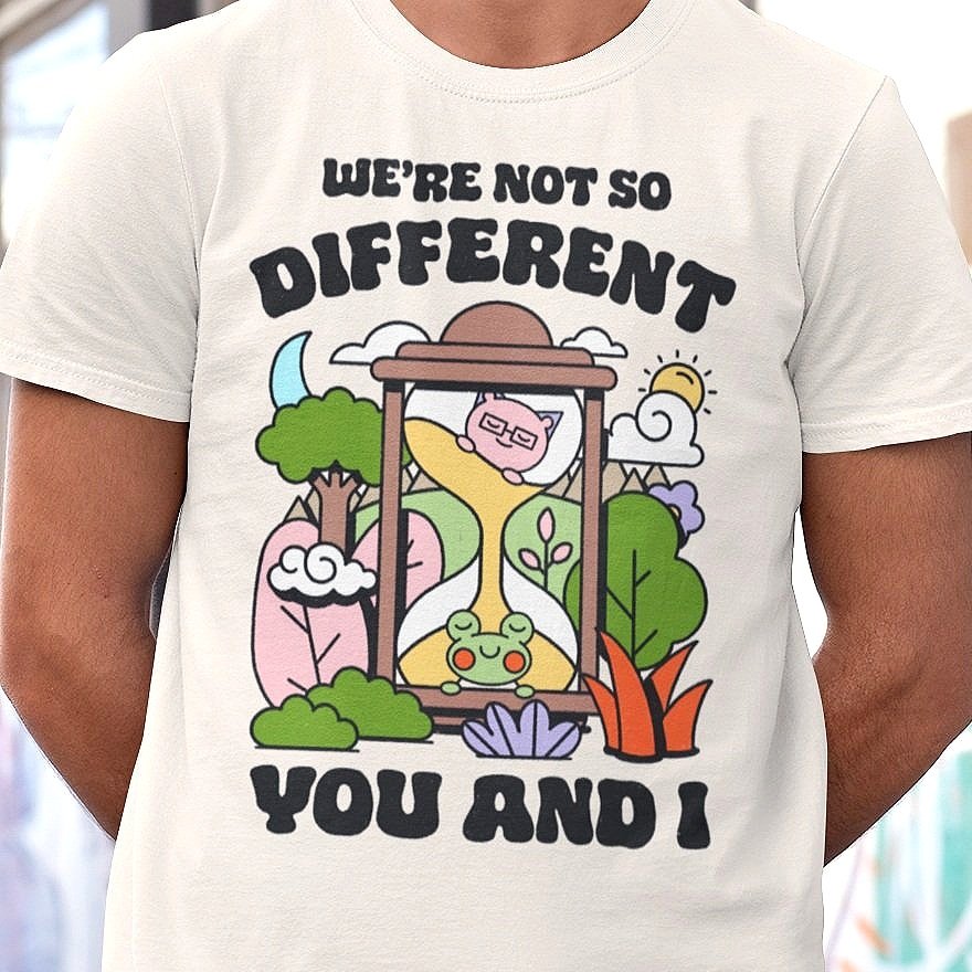 We're Not So Different Tee (natural)