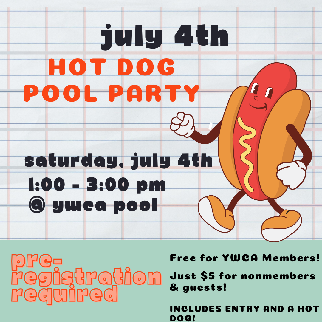 July 4th Hot Dog Pool Party