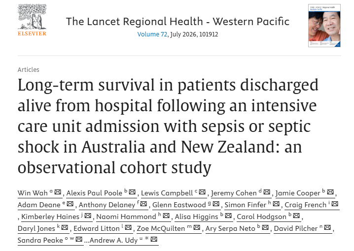 New Study: Sepsis vs Septic Shock: Long‑Term Outcomes