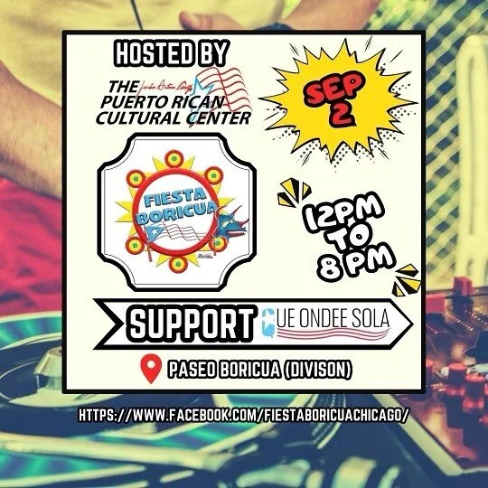 Come support us September 2nd at Fiesta Boricua!! Link in bio.