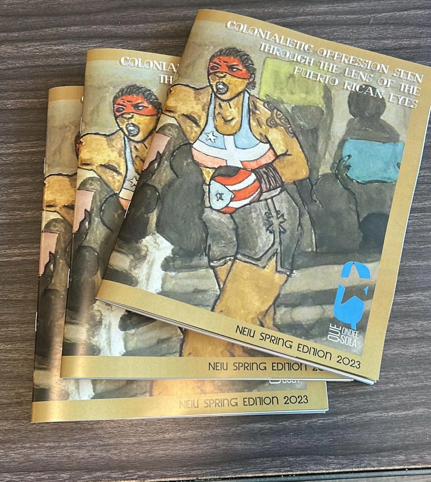 New Que Ondee Sola!!! At 50 pages long this piece is the culmination of months of hard work put in by the QOS team. We are extremely proud of this piece, you can find it online or we can mail you a copy. #magazine #puertorico #colonialism #latino