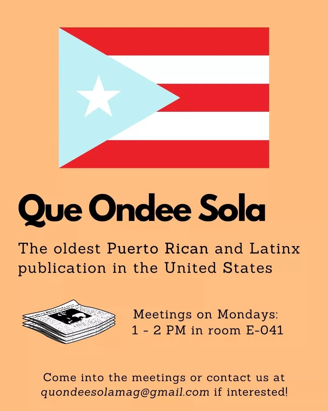 Wanna join in on the Que Ondee Sola meetings?

Free for the public at large!

#studentmedia #neiulife #puertorico🇵🇷 #neiu