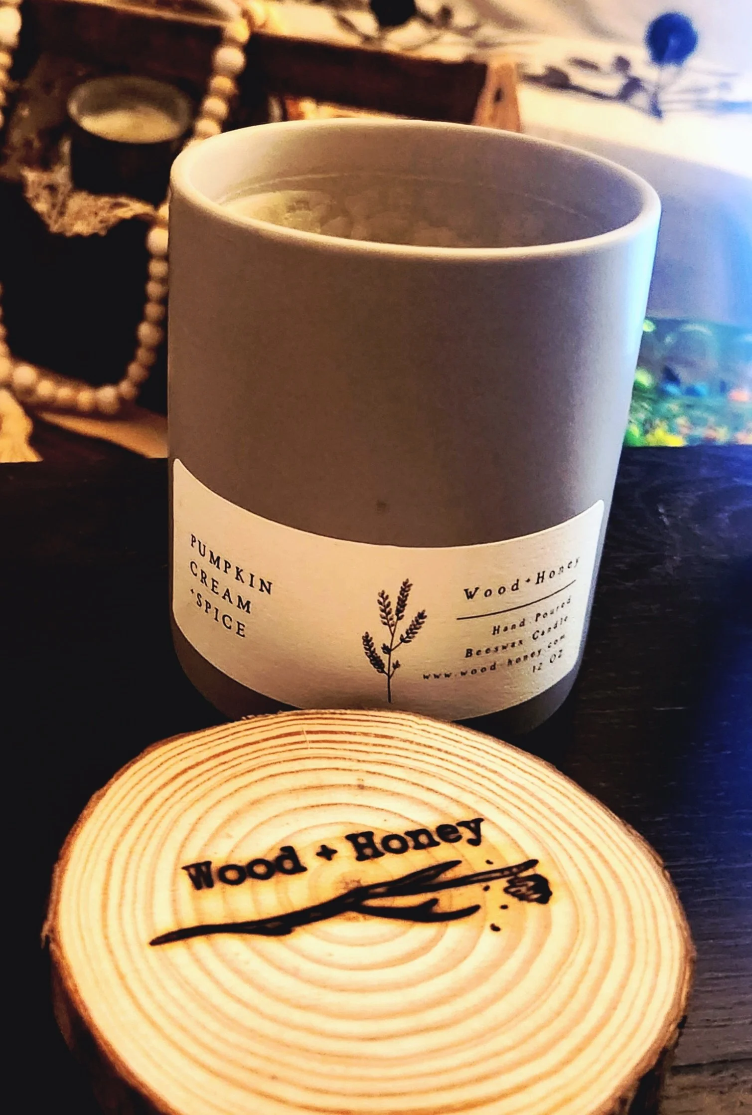 Hand poured Beeswax Candles