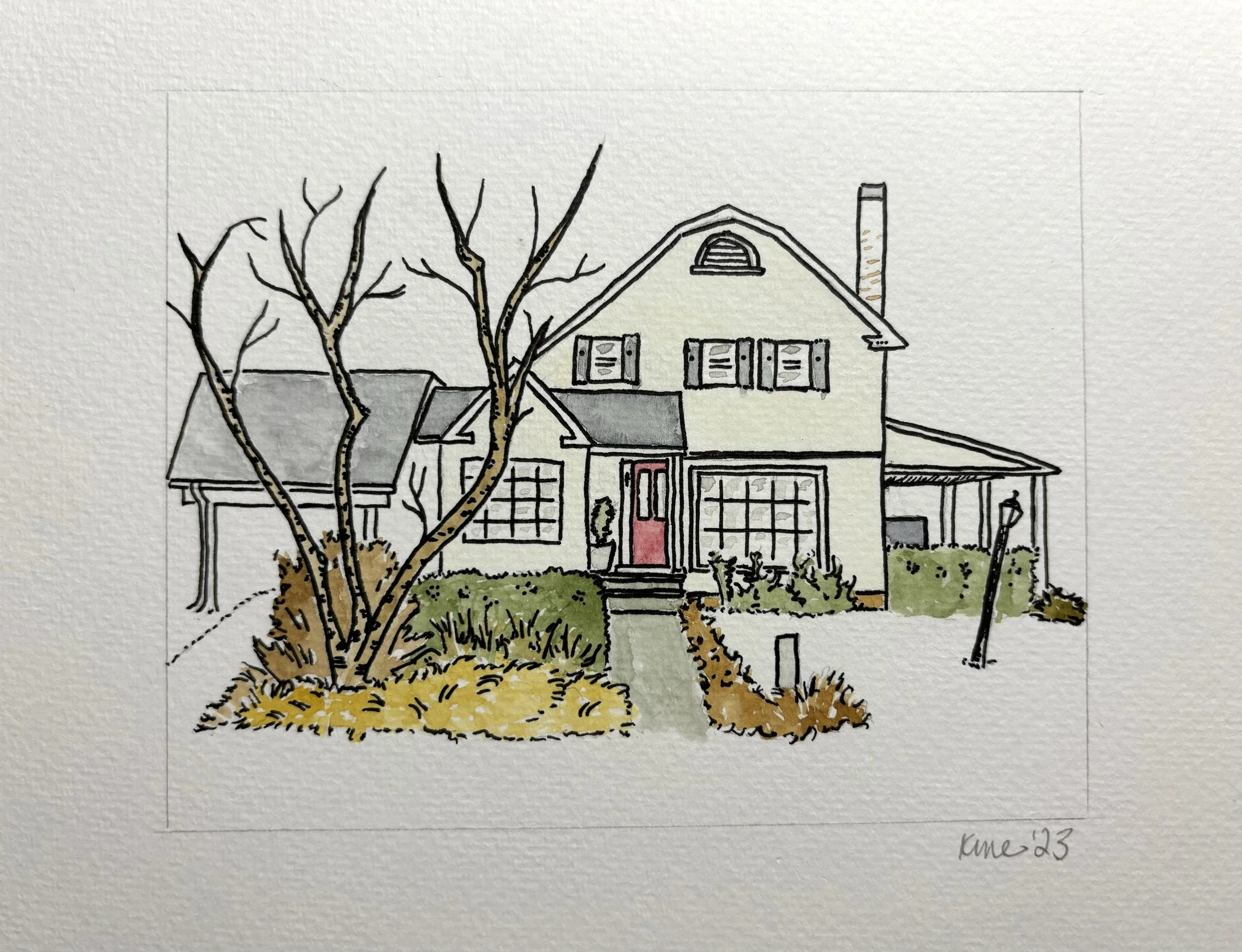 Commission Work: Houses