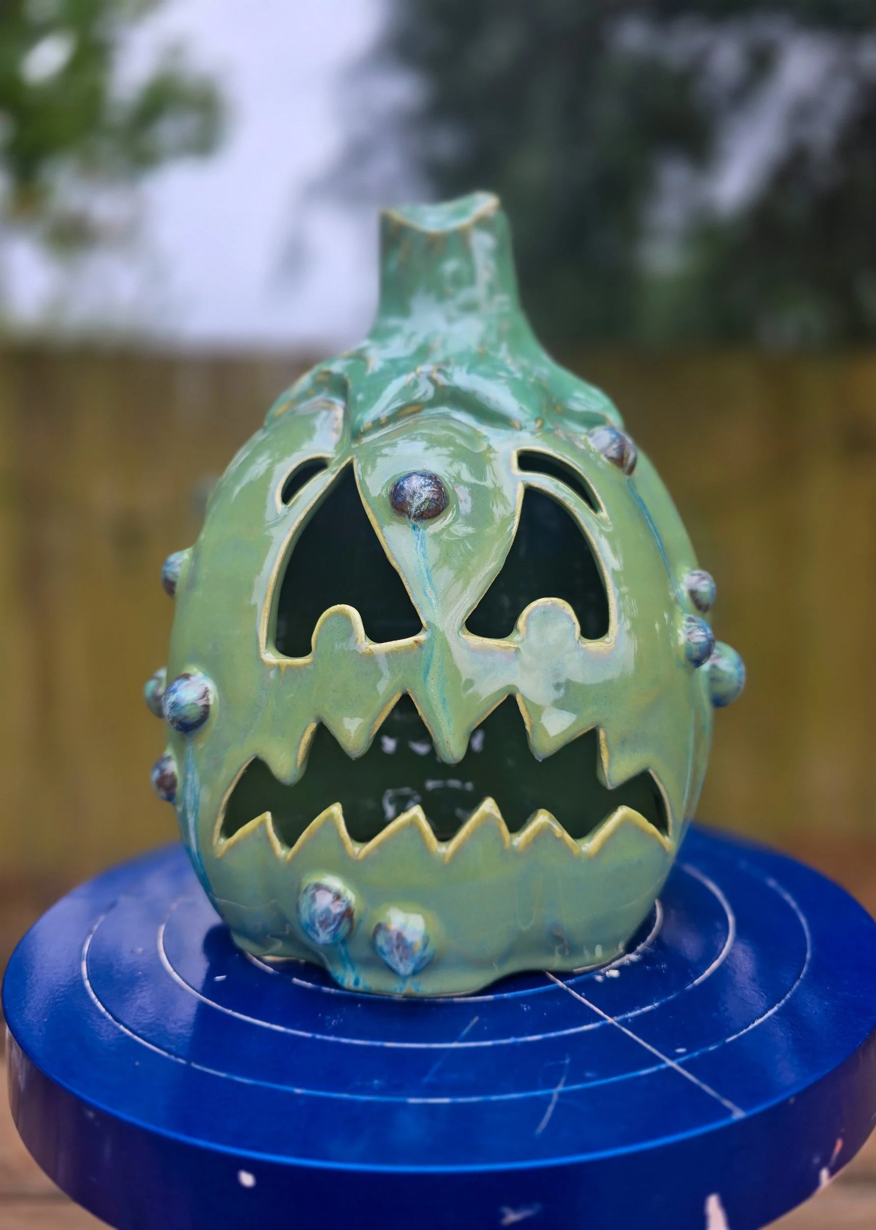 Green Jack-o'-lantern
