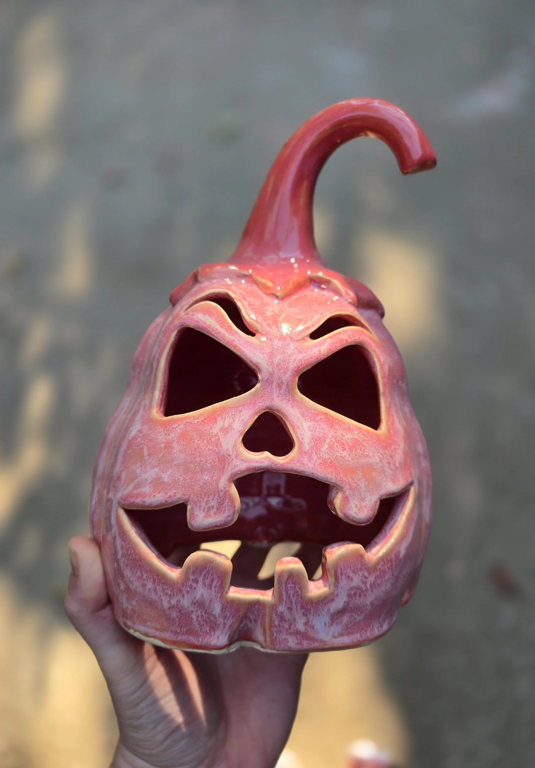 Pink Jack-o'-lantern