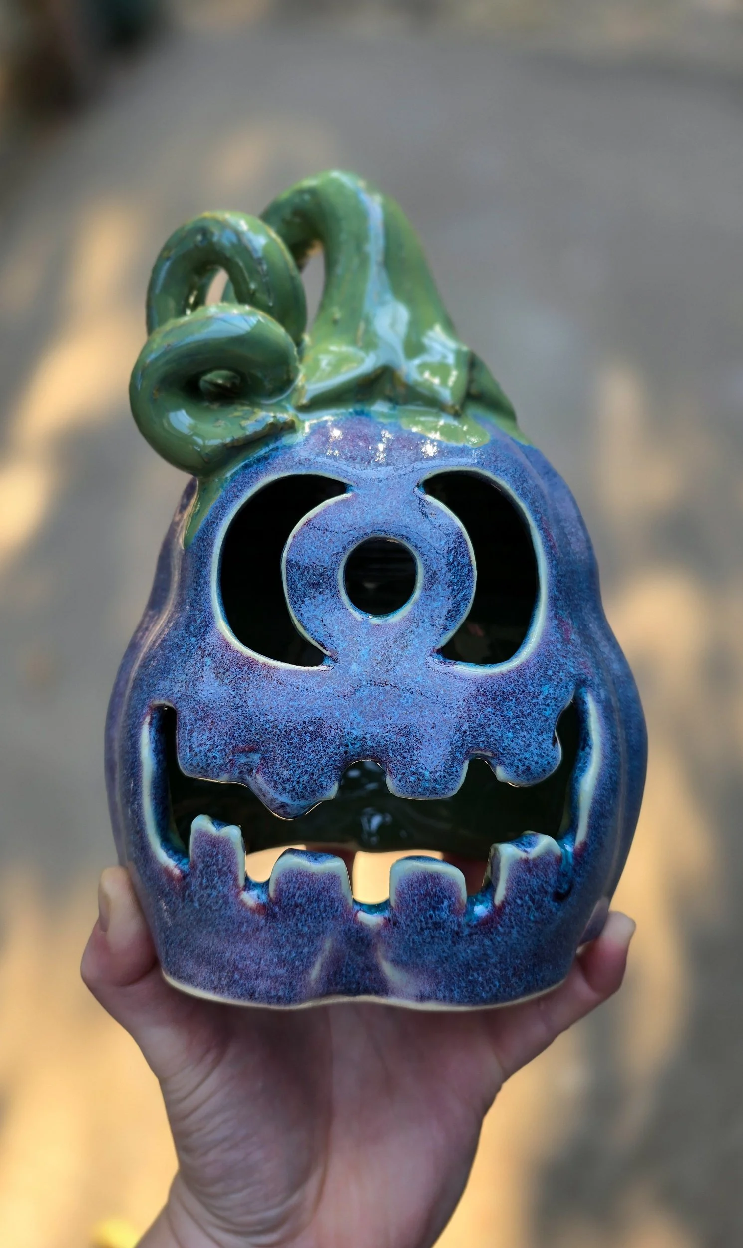 Purple Jack-o'-lantern